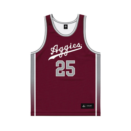 Texas A&M - NCAA Women's Basketball : Emerald Parker - Maroon Basketball Jersey-0