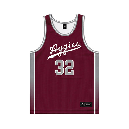 Texas A&M - NCAA Women's Basketball : Lauren Ware - Maroon Basketball Jersey-0