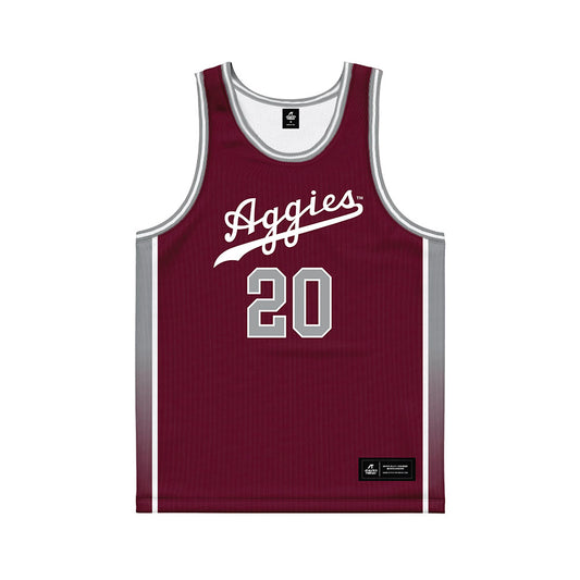 Texas A&M - NCAA Women's Basketball : Janae Kent - Maroon Basketball Jersey-0