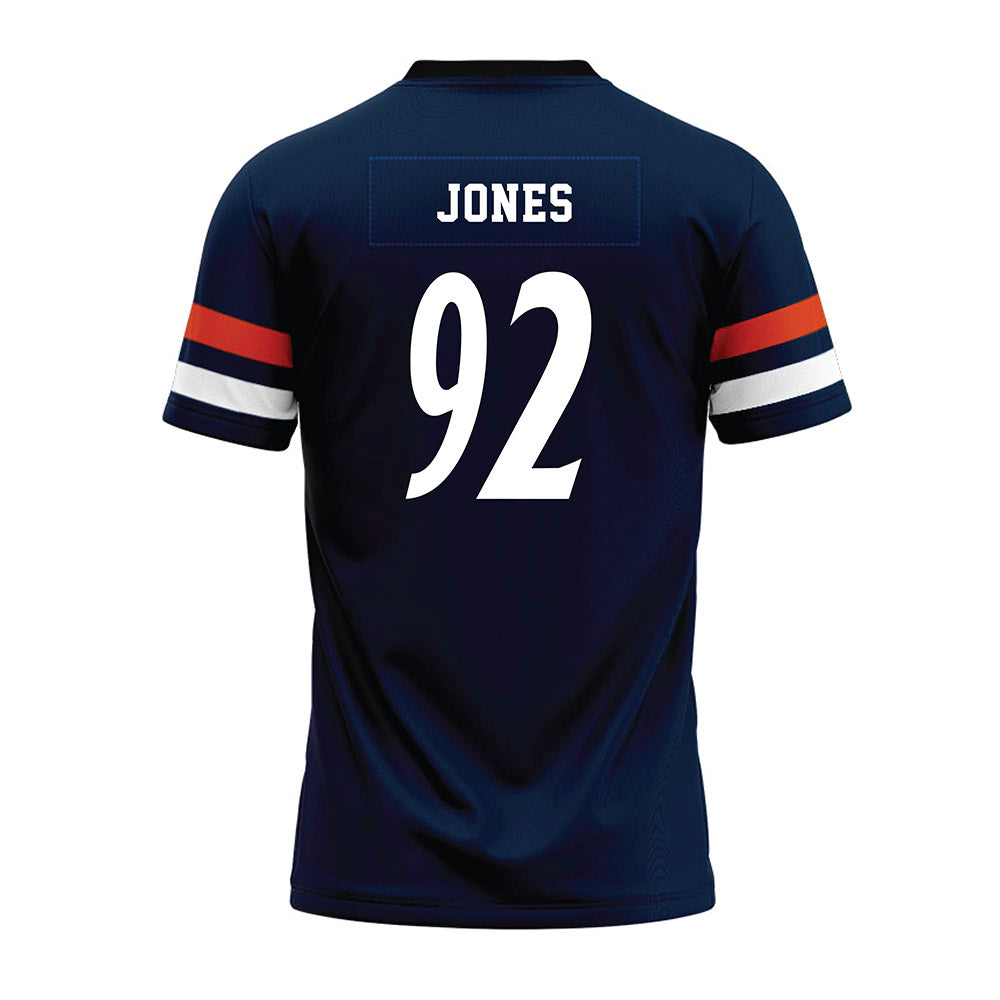 UTSA - NCAA Football : Jaylan Jones - Navy Premium Football Jersey-1