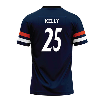 UTSA - NCAA Football : Kenyan Kelly - Navy Premium Football Jersey-1