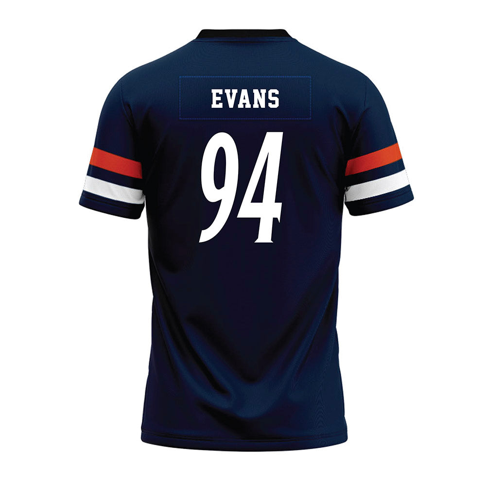 UTSA - NCAA Football : Joseph Evans - Navy Premium Football Jersey-1