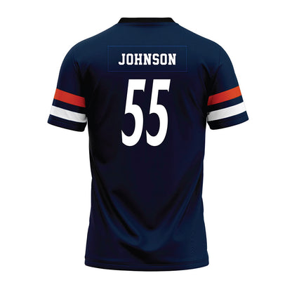 UTSA - NCAA Football : Amare Johnson - Navy Premium Football Jersey-1