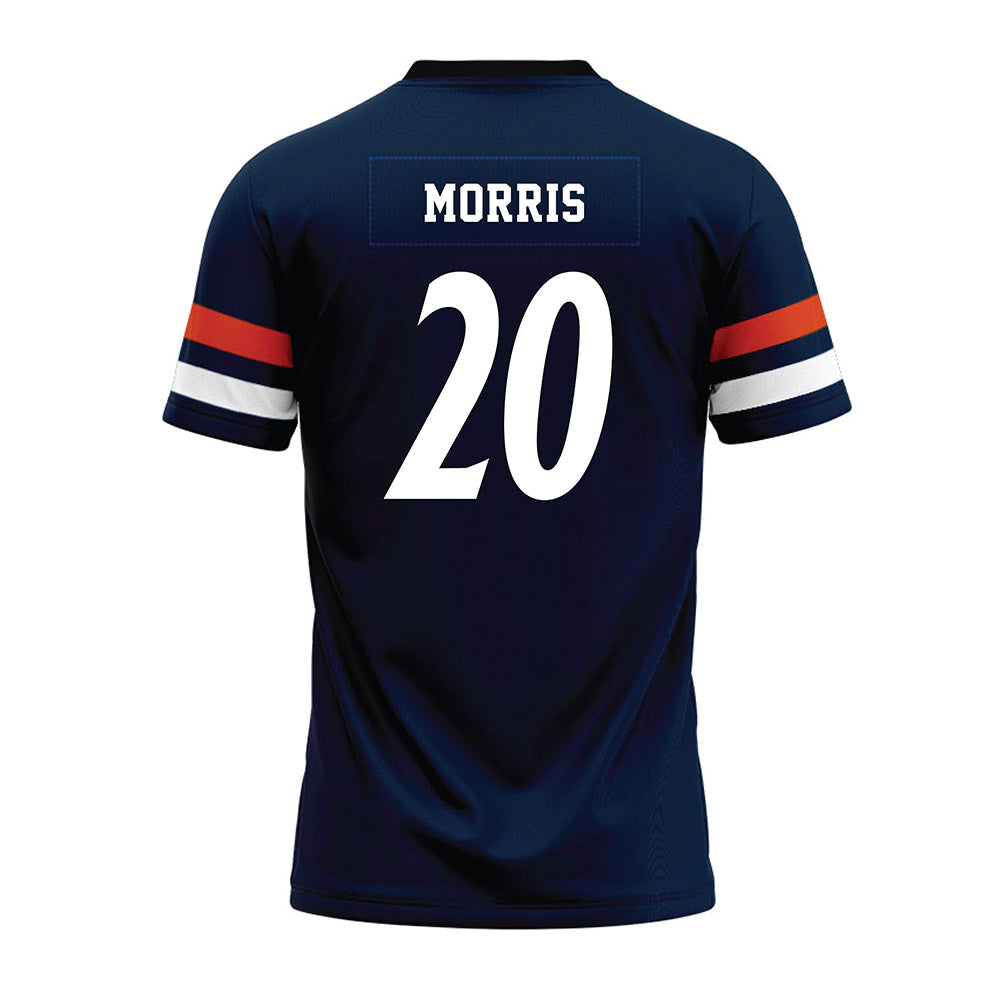 UTSA - NCAA Football : Zach Morris - Navy Premium Football Jersey-1