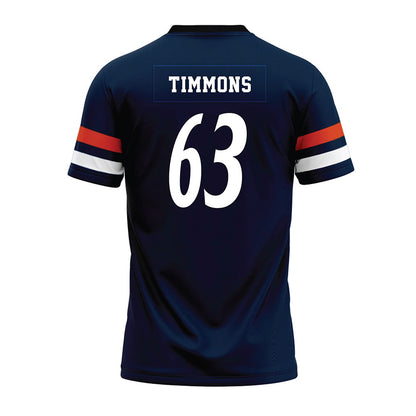 UTSA - NCAA Football : Trevor Timmons - Navy Premium Football Jersey-1