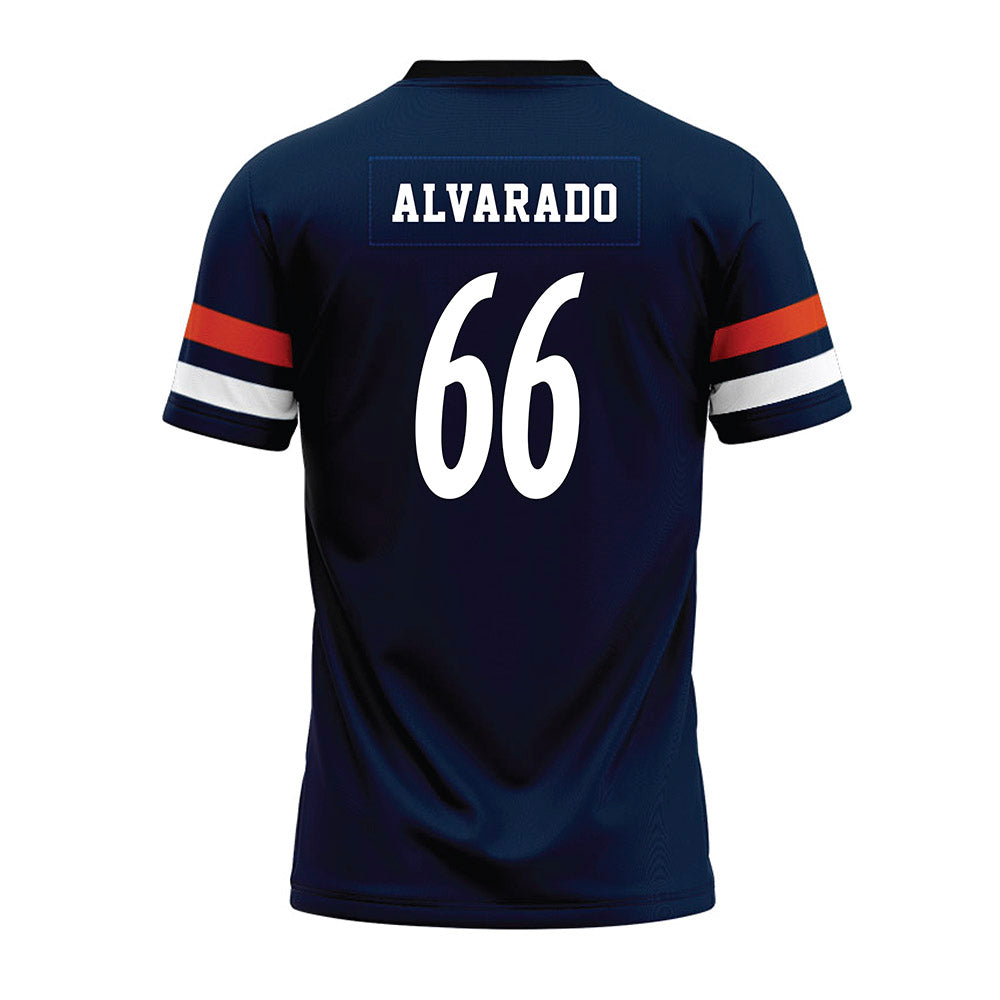 UTSA - NCAA Football : Andrew Alvarado - Navy Premium Football Jersey-1