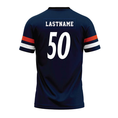 UTSA - NCAA Football : Michael Owoeye - Navy Premium Football Jersey-1