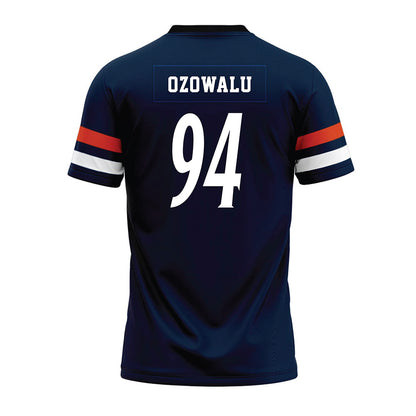 UTSA - NCAA Football : Kenny Ozowalu - Navy Premium Football Jersey-1