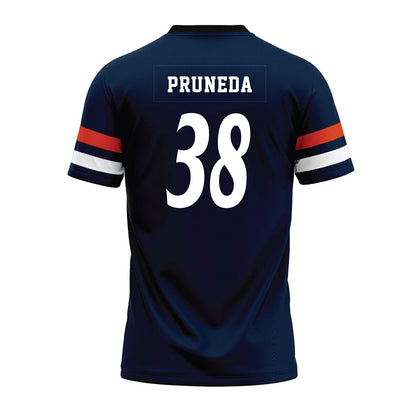 UTSA - NCAA Football : Alan Pruneda - Navy Premium Football Jersey-1
