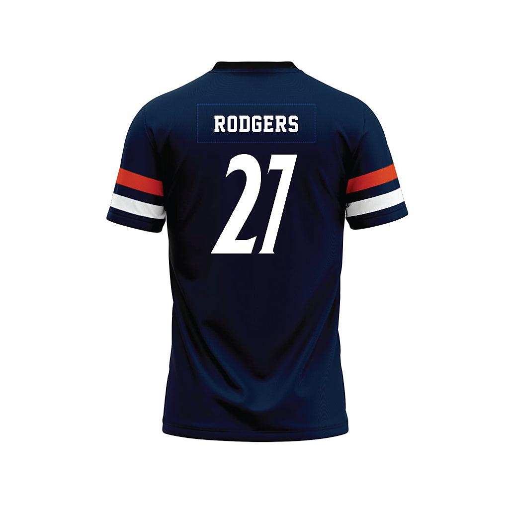 UTSA - NCAA Football : Ja'Kevian Rodgers - Navy Premium Football Jersey-1