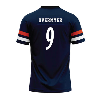 UTSA - NCAA Football : Patrick Overmyer - Navy Premium Football Jersey-1