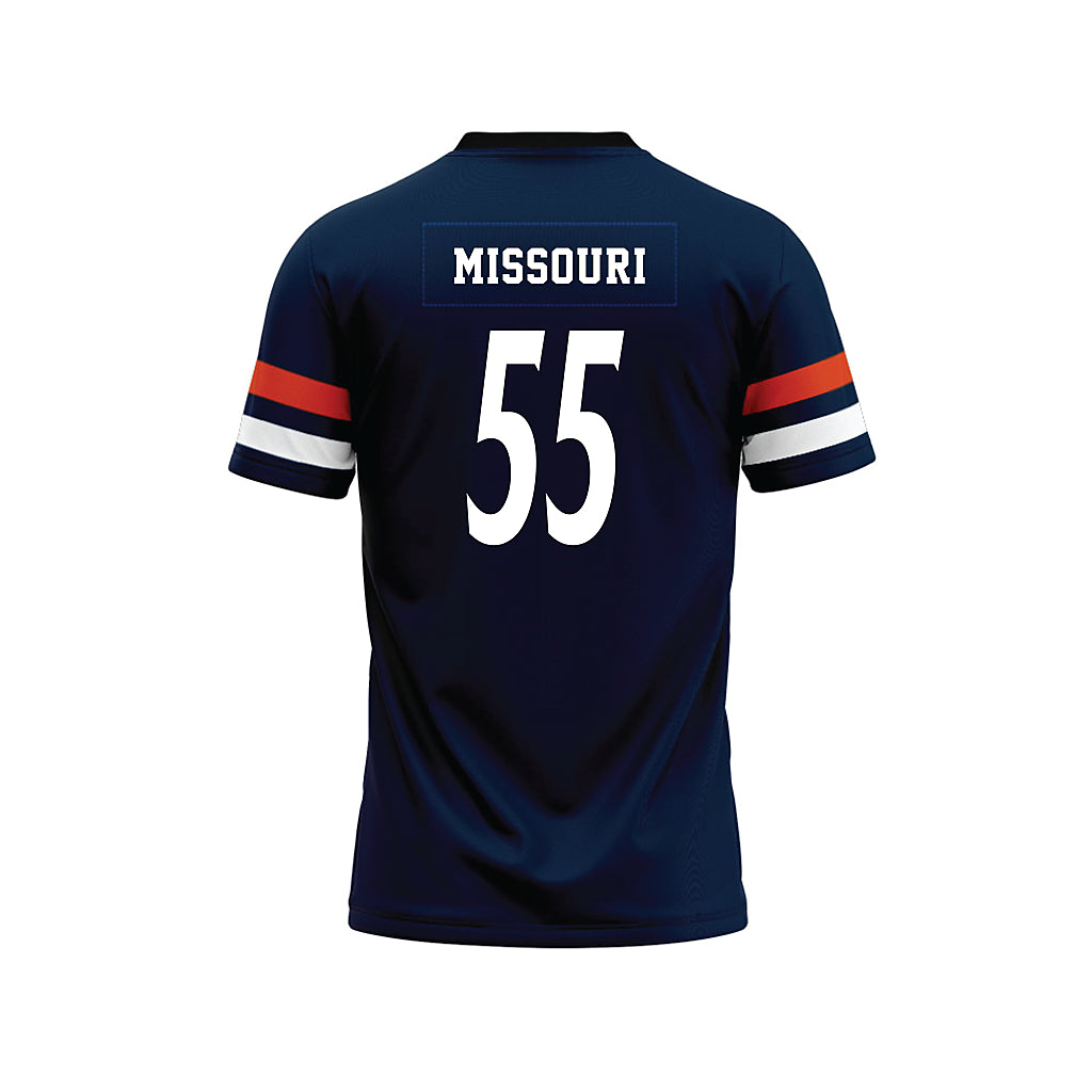 UTSA - NCAA Football : Kamar Missouri - Navy Premium Football Jersey-1