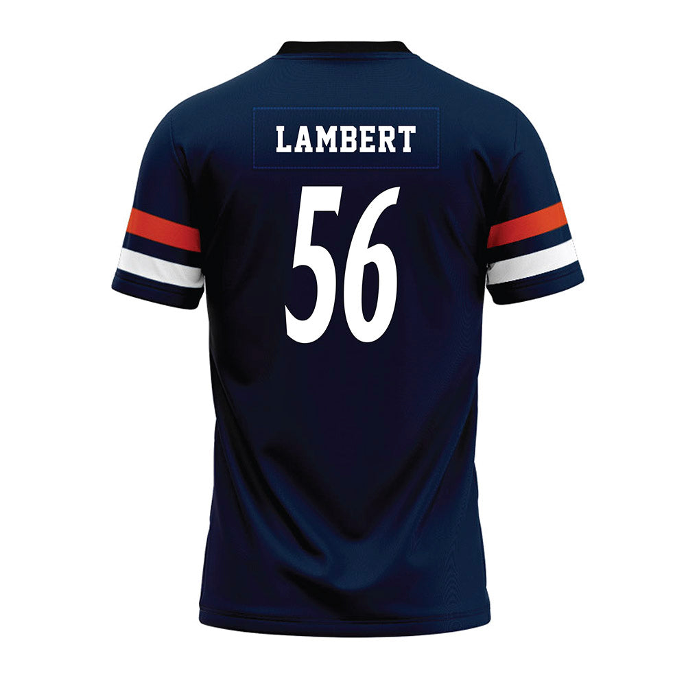 UTSA - NCAA Football : Matthew Lambert - Navy Premium Football Jersey-1