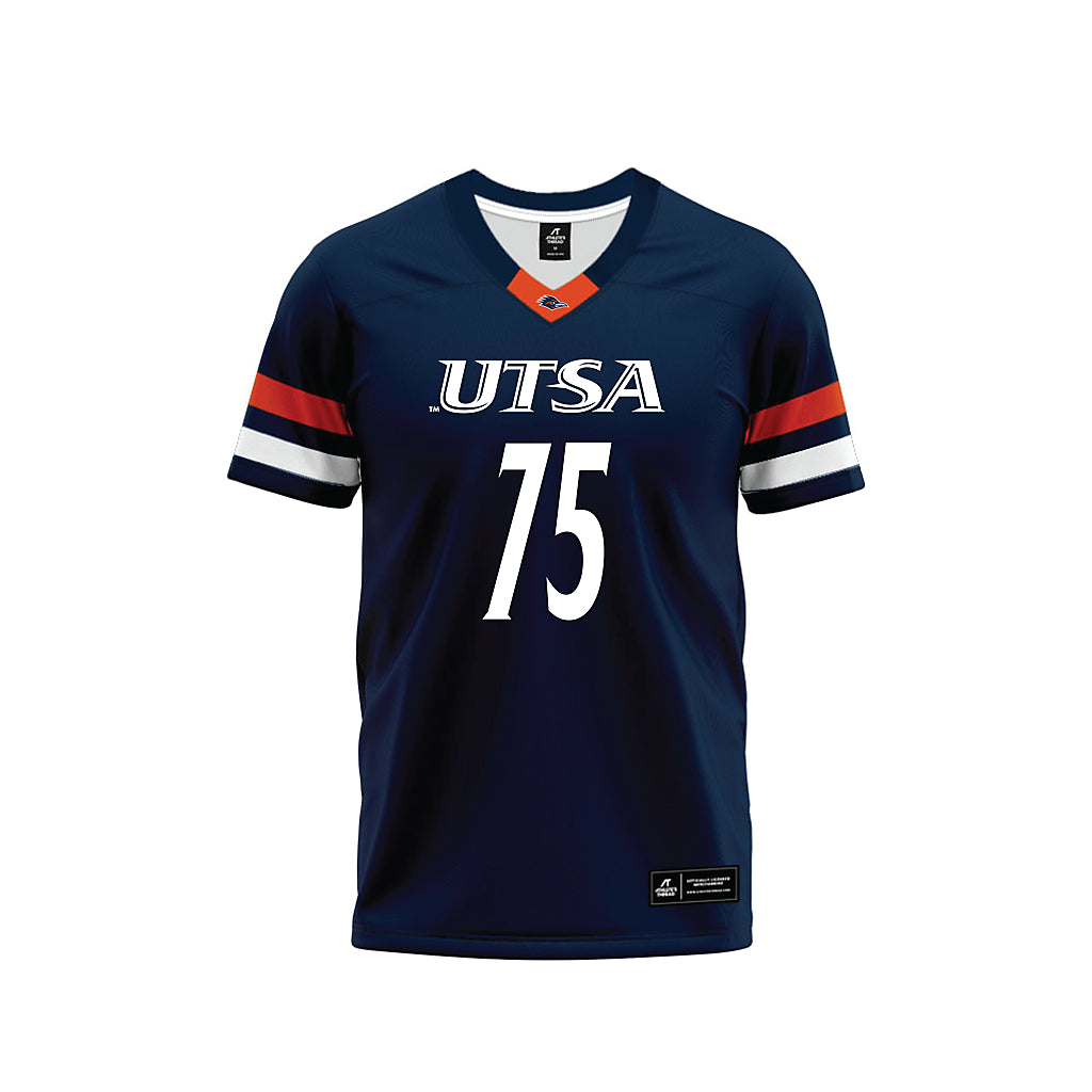 UTSA - NCAA Football : Venly Tatafu - Navy Premium Football Jersey-0