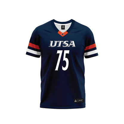 UTSA - NCAA Football : Venly Tatafu - Navy Premium Football Jersey-0