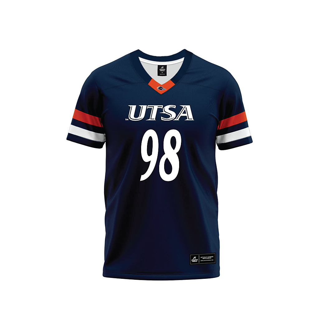 UTSA - NCAA Football : Jameian Buxton - Navy Premium Football Jersey-0