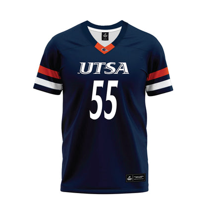 UTSA - NCAA Football : Kamar Missouri - Navy Premium Football Jersey-0