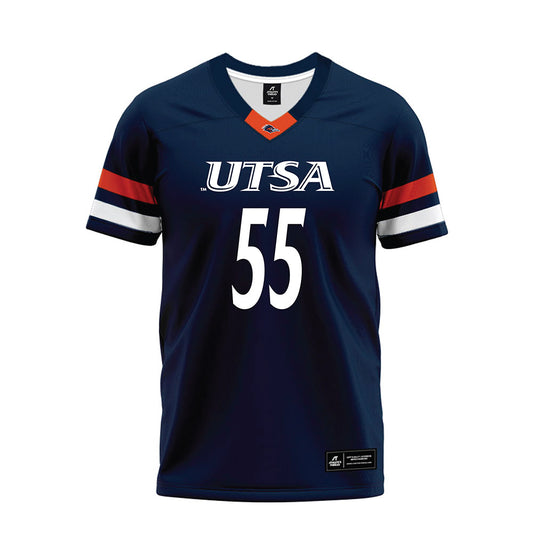 UTSA - NCAA Football : Kamar Missouri - Navy Premium Football Jersey-0
