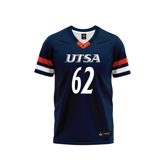UTSA - NCAA Football : Daniel Alonso - Navy Premium Football Jersey-0