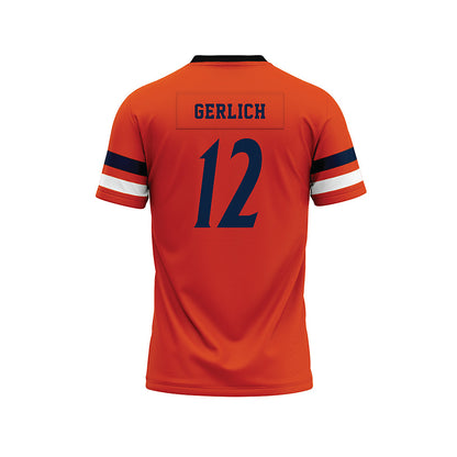 UTSA - NCAA Football : Max Gerlich - Orange Premium Football Jersey-1