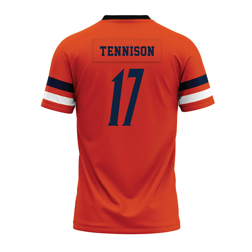 UTSA - NCAA Football : Brandon Tennison - Orange Premium Football Jersey-1