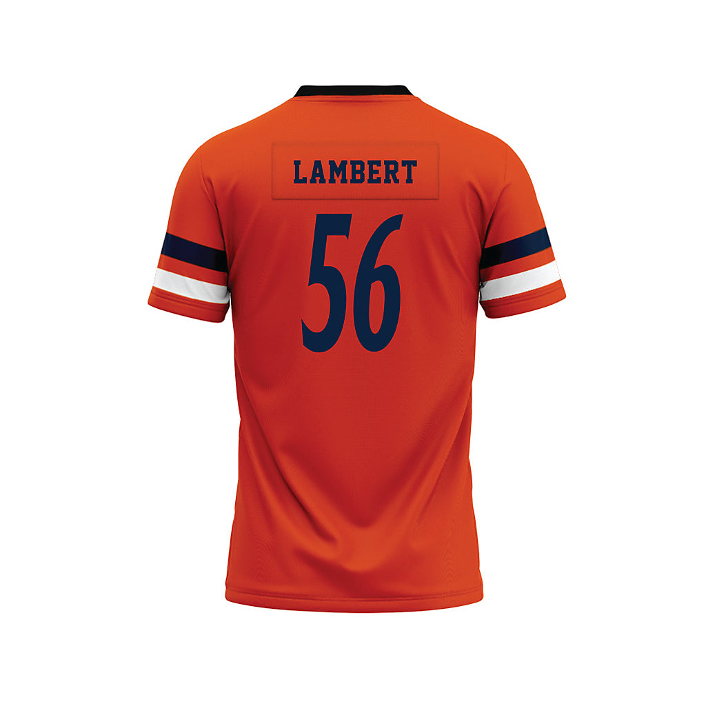UTSA - NCAA Football : Matthew Lambert - Orange Premium Football Jersey-1