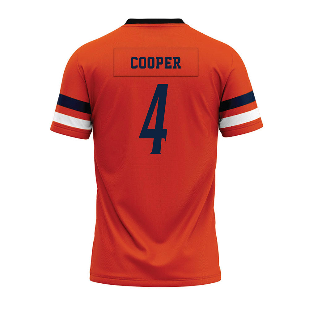 UTSA - NCAA Football : Camron Cooper - Orange Premium Football Jersey-1