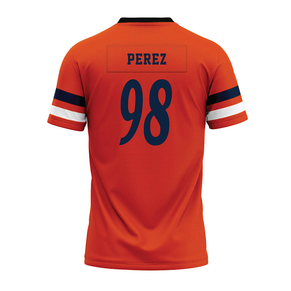 UTSA - NCAA Football : Jesse Perez - Orange Premium Football Jersey-1