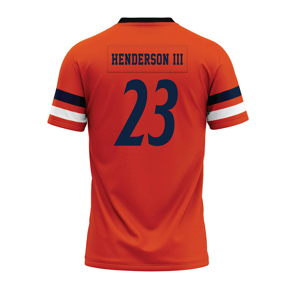 UTSA - NCAA Football : Will Henderson III - Orange Premium Football Jersey-1