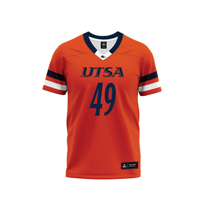 UTSA - NCAA Football : David Adedoyin - Orange Premium Football Jersey-0