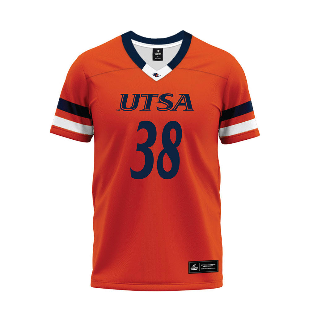 UTSA - NCAA Football : Alan Pruneda - Orange Premium Football Jersey-0