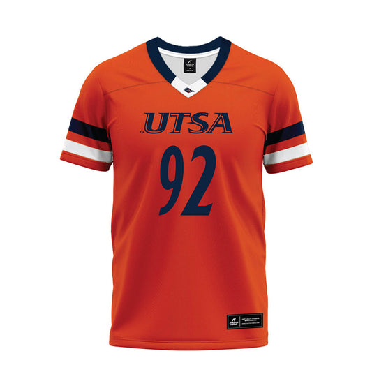 UTSA - NCAA Football : Jaylan Jones - Orange Premium Football Jersey-0