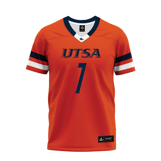 UTSA - NCAA Football : Jimmy Wyrick - Orange Premium Football Jersey-0
