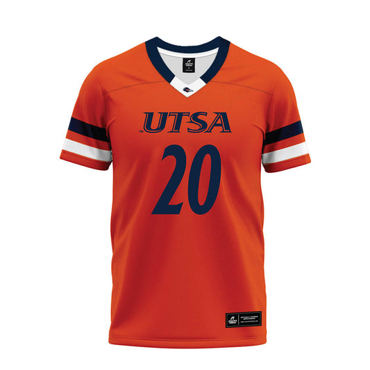 UTSA - NCAA Football : Zach Morris - Orange Premium Football Jersey-0
