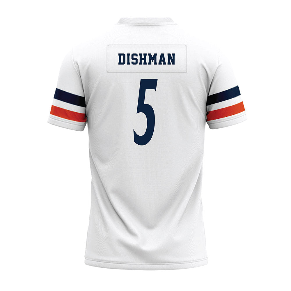 UTSA - NCAA Football : Dan Dishman - White Premium Football Jersey-1