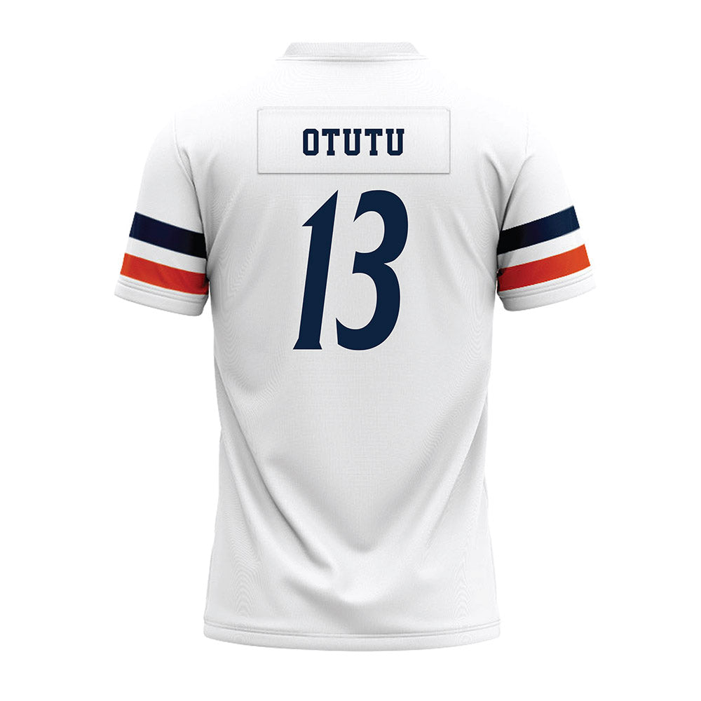 UTSA - NCAA Football : Chidera Otutu - White Premium Football Jersey-1