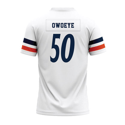 UTSA - NCAA Football : Michael Owoeye - White Premium Football Jersey-1
