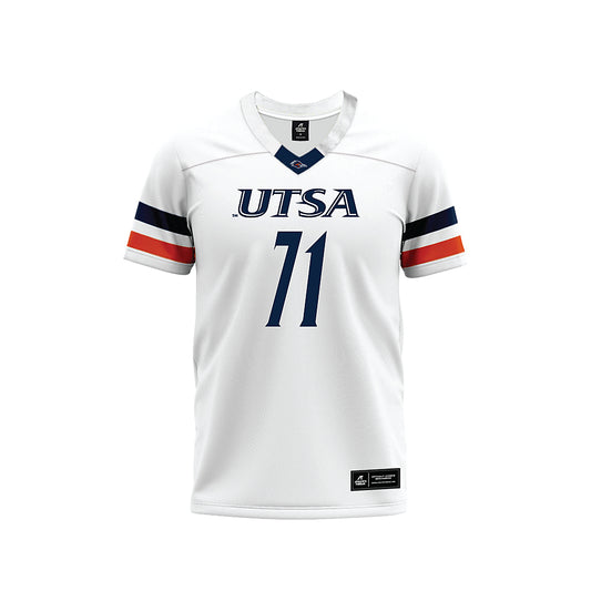 UTSA - NCAA Football : Jaylen Garth - White Premium Football Jersey-0