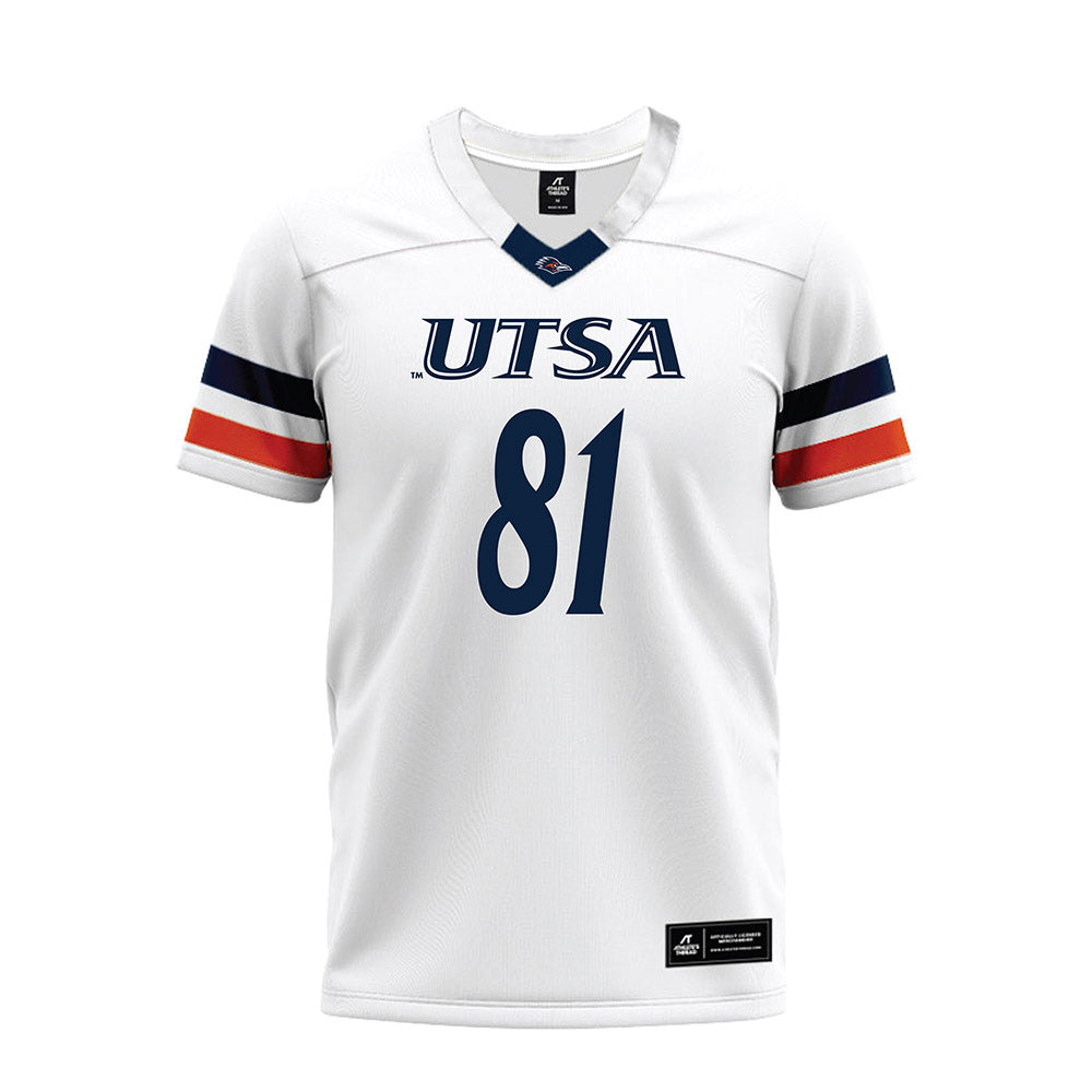UTSA - NCAA Football : Devin Scura - White Premium Football Jersey-0