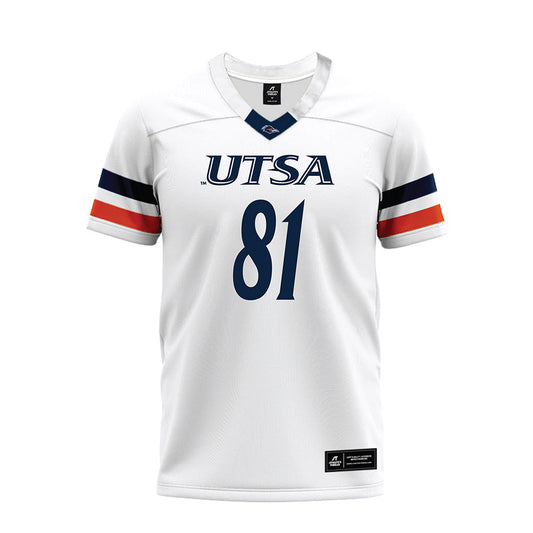 UTSA - NCAA Football : Devin Scura - White Premium Football Jersey-0
