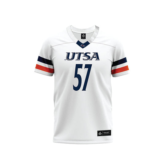UTSA - NCAA Football : Ben Rios - White Premium Football Jersey-0