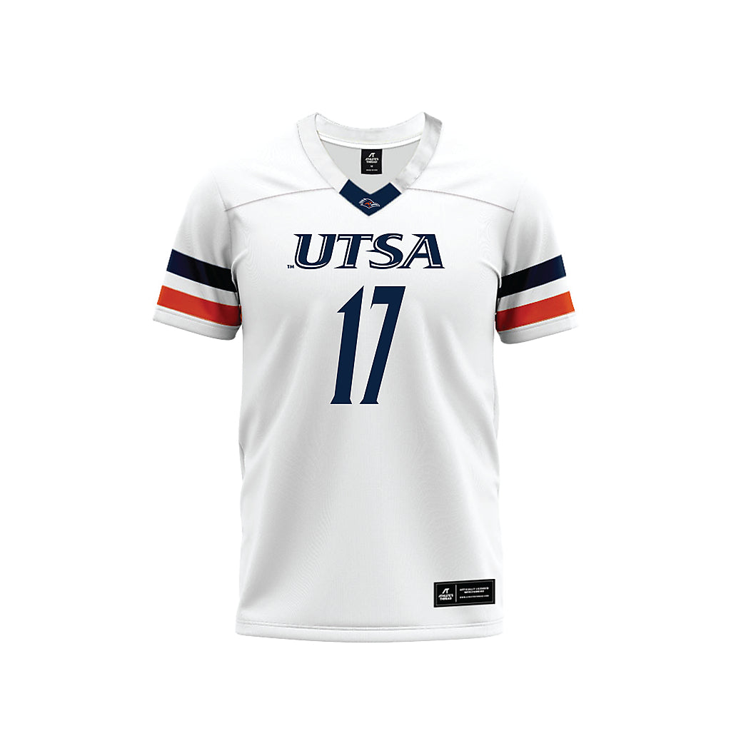 UTSA - NCAA Football : Brandon Tennison - White Premium Football Jersey-0