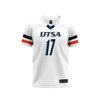 UTSA - NCAA Football : Brandon Tennison - White Premium Football Jersey-0