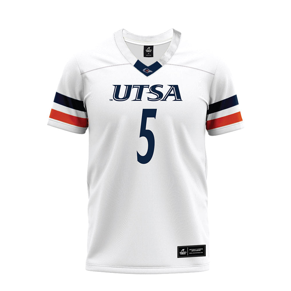 UTSA - NCAA Football : Dan Dishman - White Premium Football Jersey-0