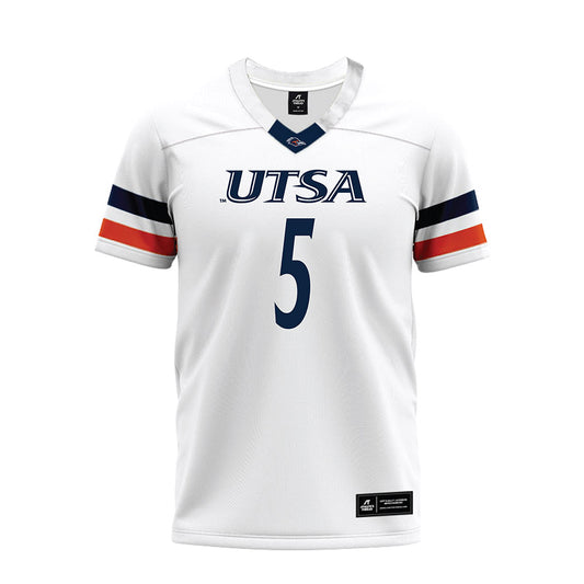 UTSA - NCAA Football : Dan Dishman - White Premium Football Jersey-0