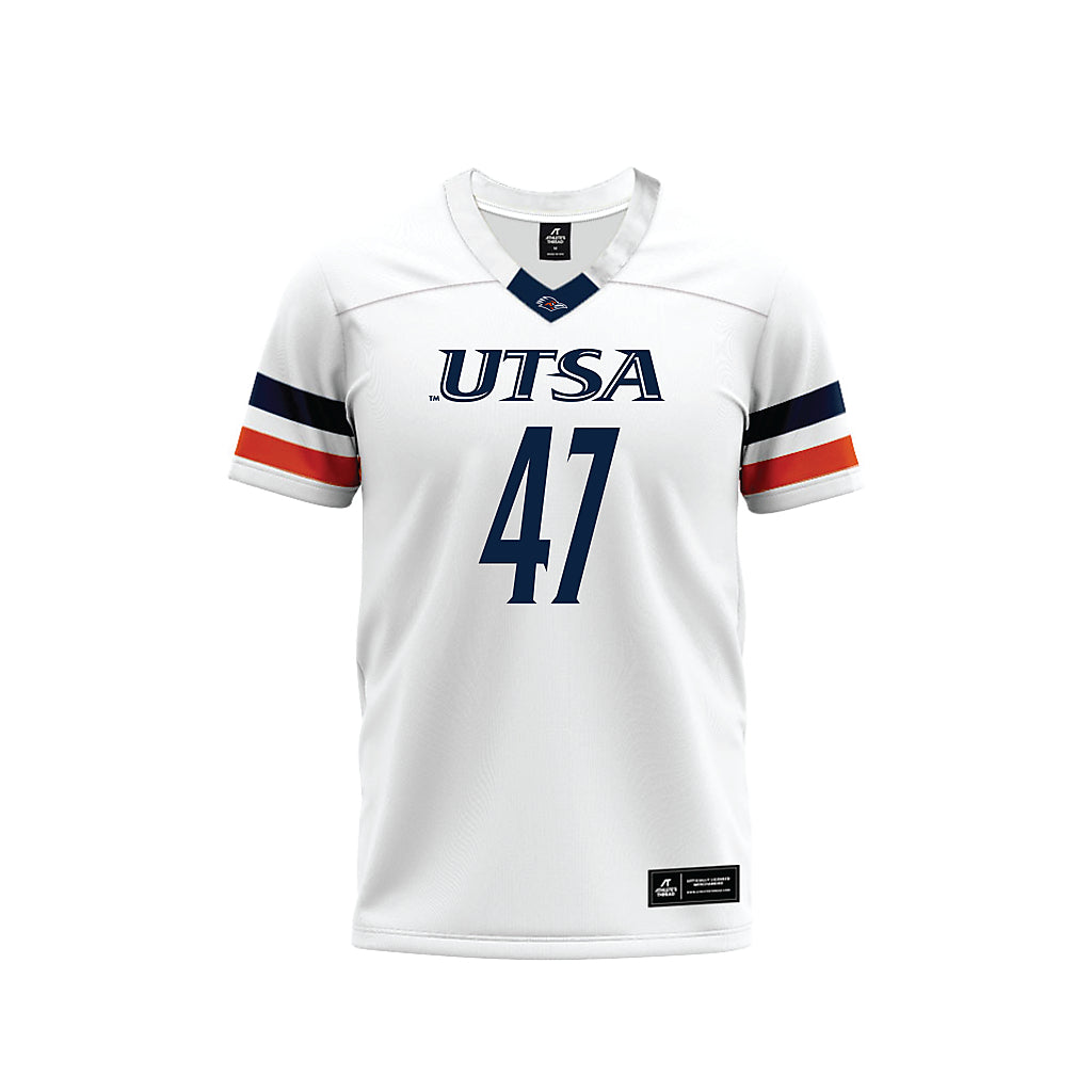 UTSA - NCAA Football : Tim Huff - White Premium Football Jersey-0