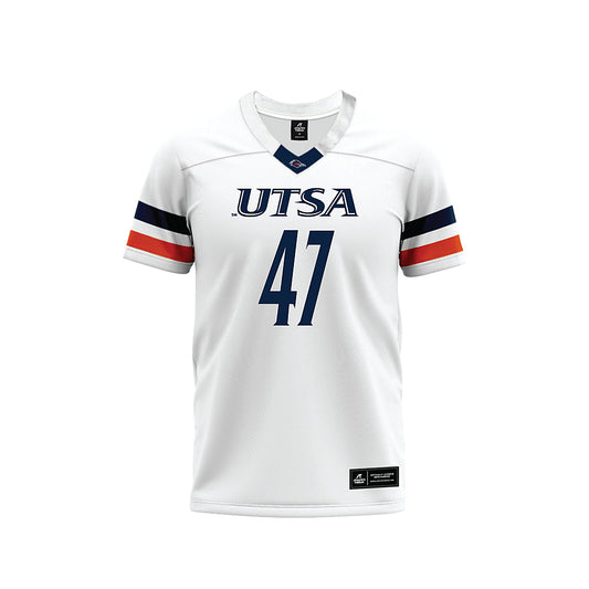 UTSA - NCAA Football : Tim Huff - White Premium Football Jersey-0