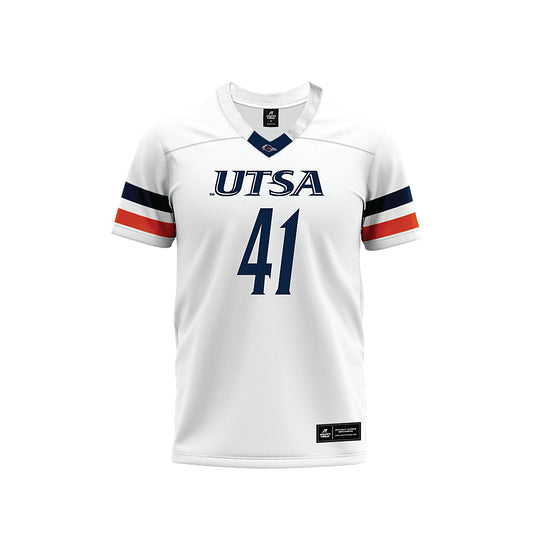 UTSA - NCAA Football : Fredarius Lewis - White Premium Football Jersey-0