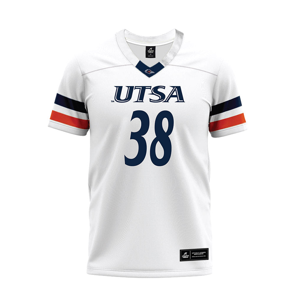 UTSA - NCAA Football : Alan Pruneda - White Premium Football Jersey-0
