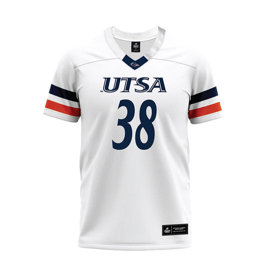 UTSA - NCAA Football : Alan Pruneda - White Premium Football Jersey-0